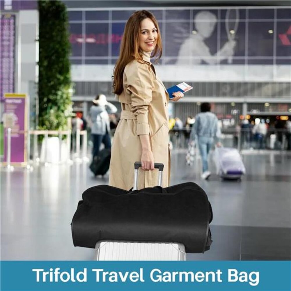 New 65" Dress Garment Bags for Hanging Clothes Travel, Gusseted Garment - Picture 5 of 7
